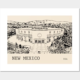 New Mexico State USA Posters and Art